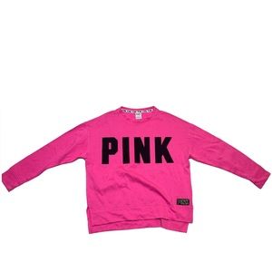 PINK WOMENS LONG SLEVE SHIRT SIZE XS